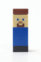 LEGO Minifigure-Micromob Steve-Minecraft-MIN002-Creative Brick Builders